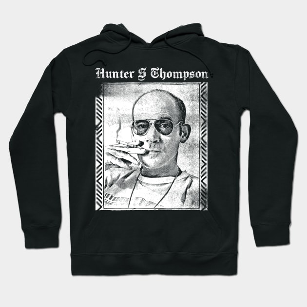 Hunter S Thompson /// Aesthetic Punkstyle Design Hoodie by DankFutura